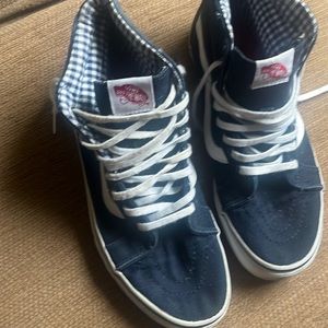 Navy Blue High top vans